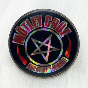 🔮 5/$25 Vintage‎ Motley Crue Shout At The Devil Pin